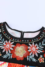Load image into Gallery viewer, Embroidered Round Neck Short Sleeve Top
