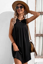 Load image into Gallery viewer, Round Neck Sleeveless Mini Dress
