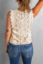 Load image into Gallery viewer, Scalloped V-Neck Lace Tank
