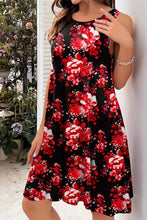 Load image into Gallery viewer, Printed Round Neck Sleeveless Dress
