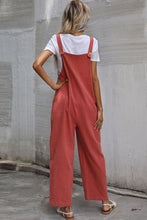 Load image into Gallery viewer, Wide Leg Overalls with Front Pockets
