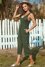 Load image into Gallery viewer, Scoop Neck Sleeveless Jumpsuit with Pockets
