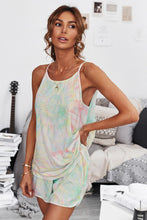 Load image into Gallery viewer, Tie-Dye Cami and Shorts Lounge Set
